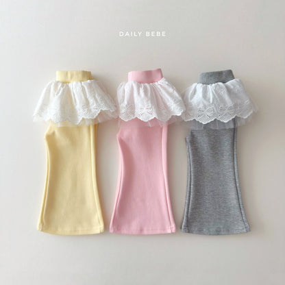 DAILYBEBE lace flare pants (75-145cm)