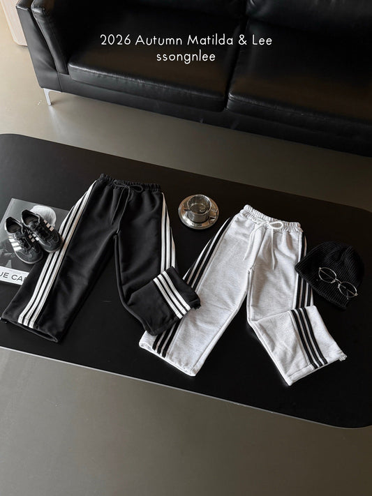 matilda&lee 3stripe leaf pants (85-165cm)
