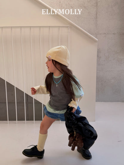 ELLYMOLLY slime layered sleeveless (90-145cm)