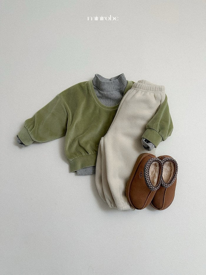 minirobe teddy jogger pants (75-110cm)