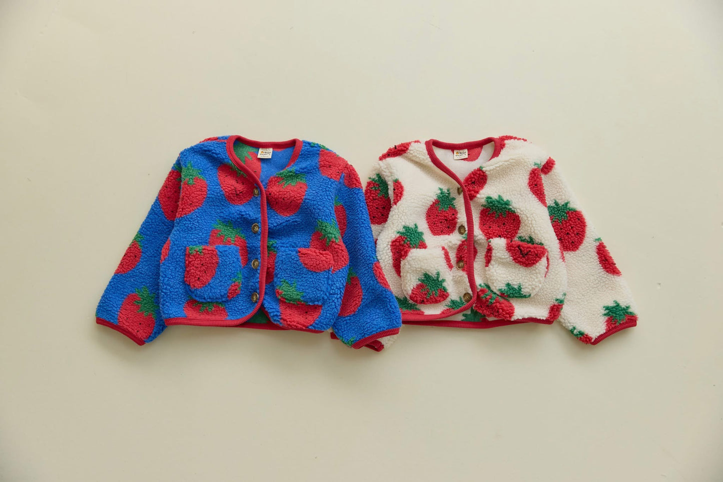 Orangemom 笑臉草莓外套 (95-140cm)