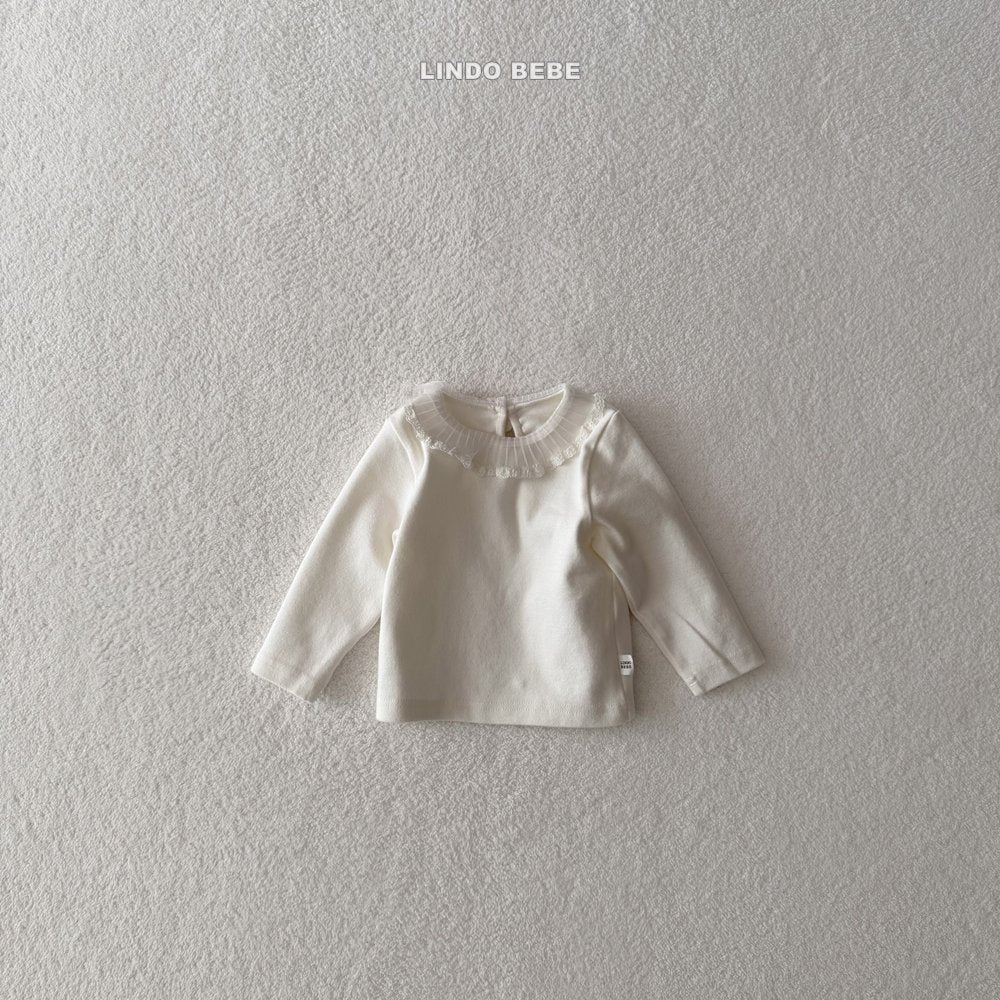 LINDO cozy frill tee(3-18m)