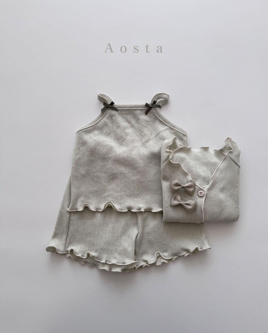 Aosta 透氣洞洞系列-木耳邊短褲 (Bebe & kids ~70-115cm)