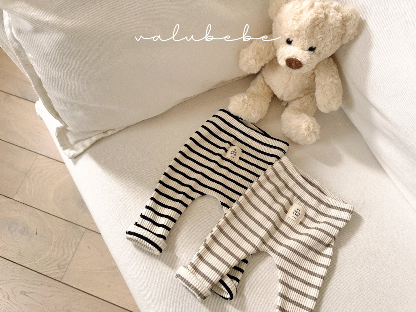 valubebe stripe leggings (6-24m)