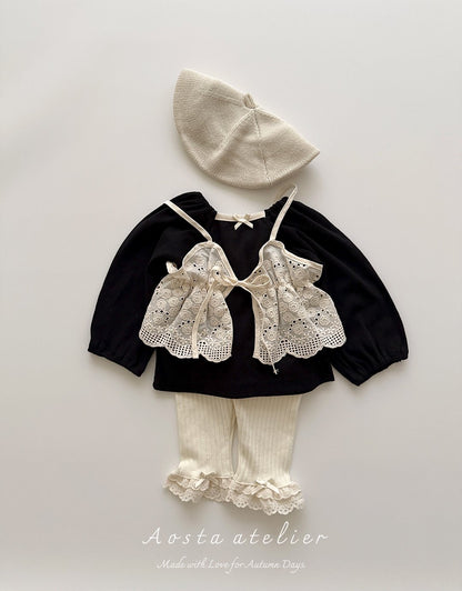 Aosta lace ribbon vest
