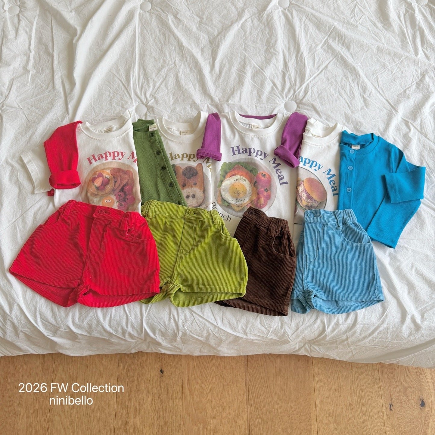 ninibello peekaboo corduroy pants (80-130cm)