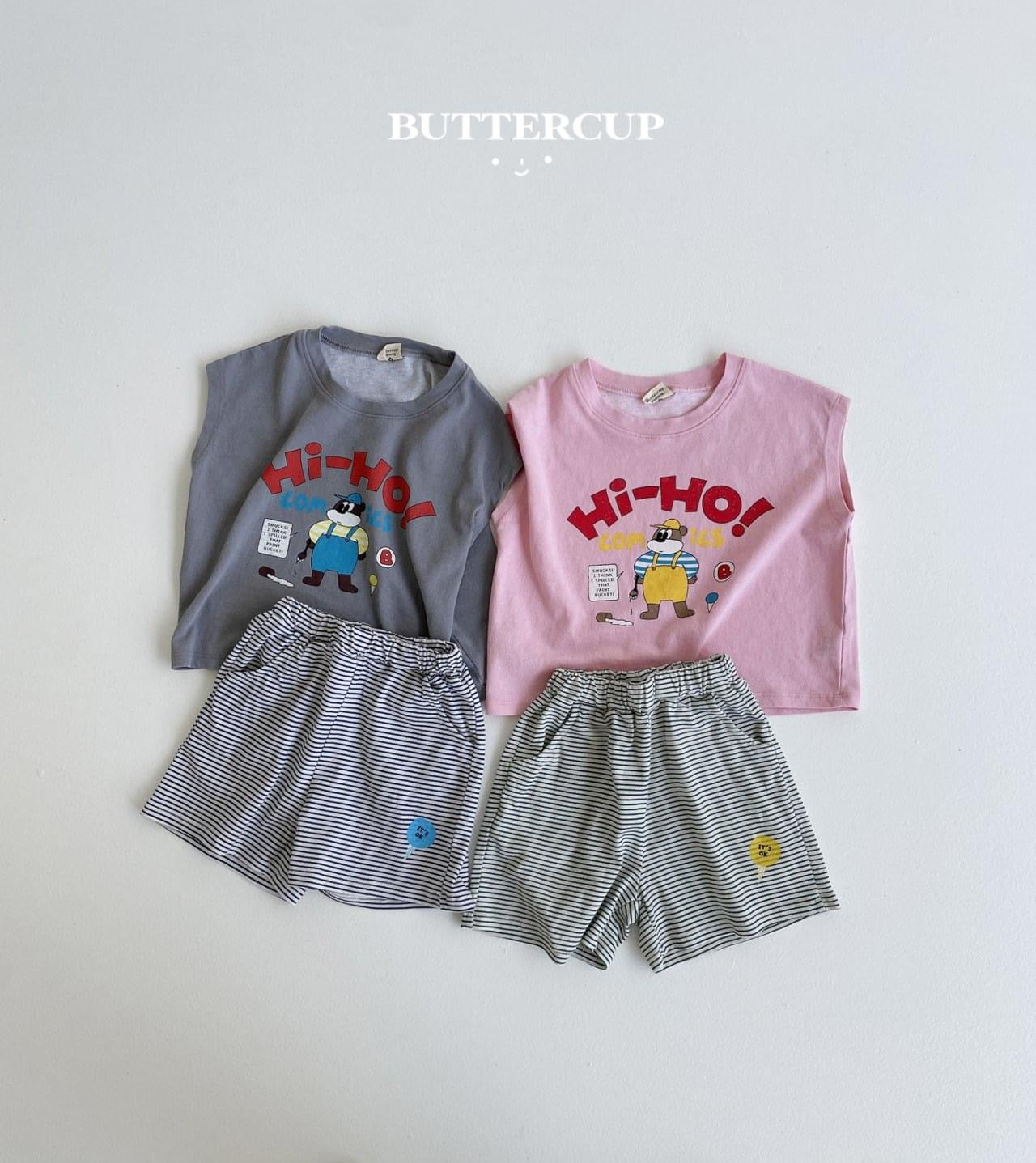 Buttercup Hi-Ho熊熊無袖上衣 (kids 80-120cm)