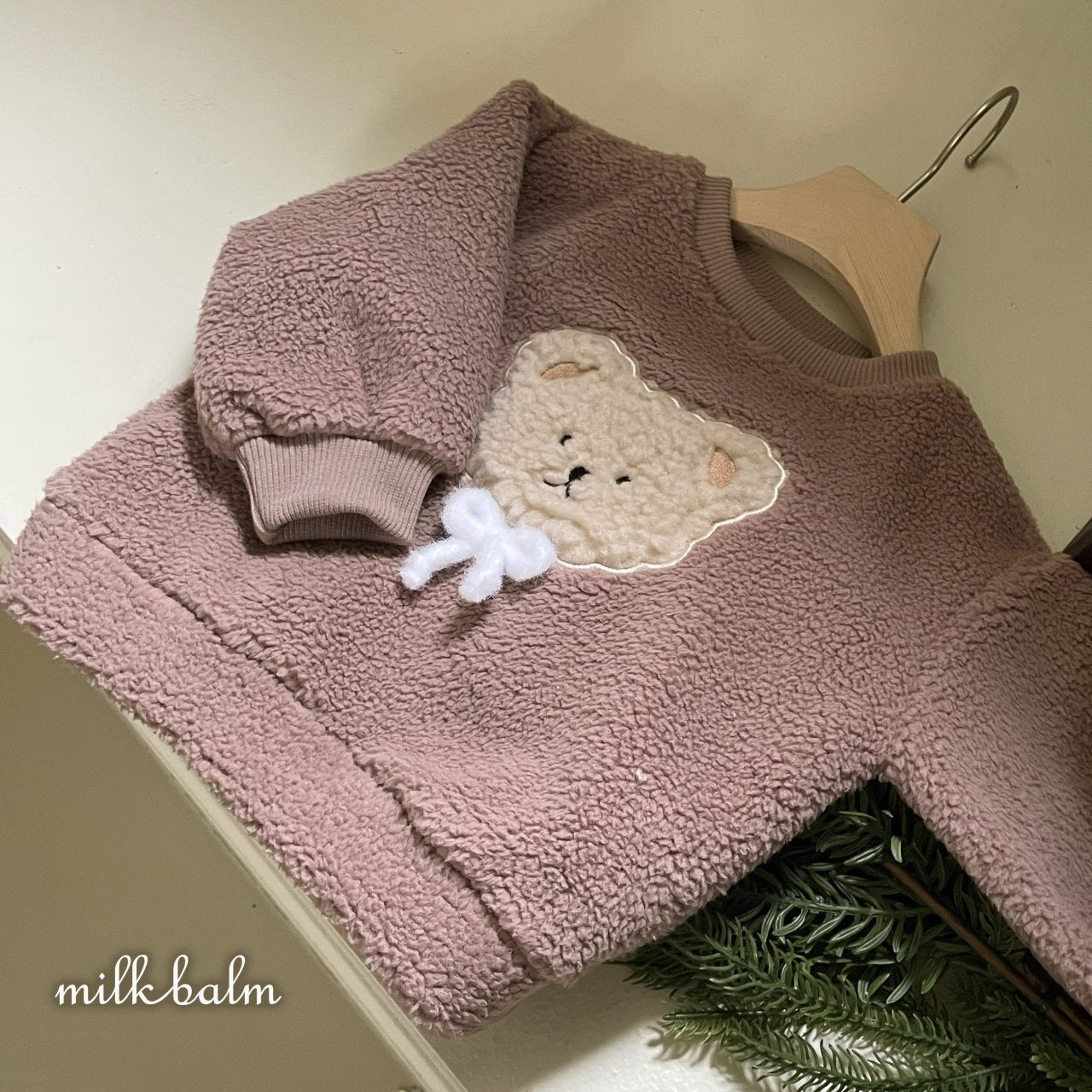 milkbalm bear embroidery mtm (75-125cm)