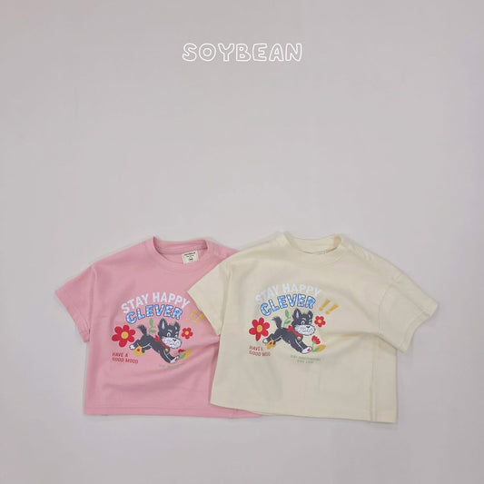 Soybean stay happy dog tee (75-133cm)