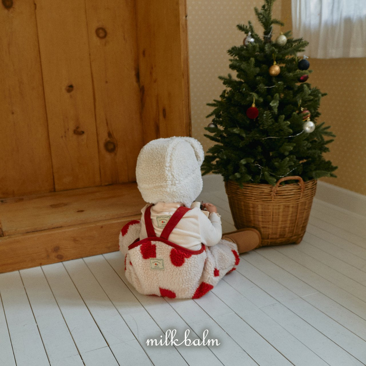 milkbalm cotton candy overalls (3-18m)