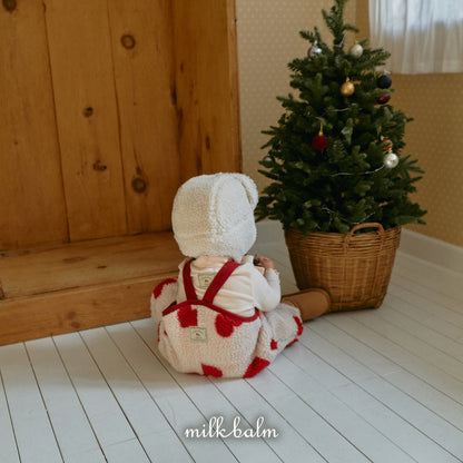 milkbalm cotton candy overalls (3-18m)