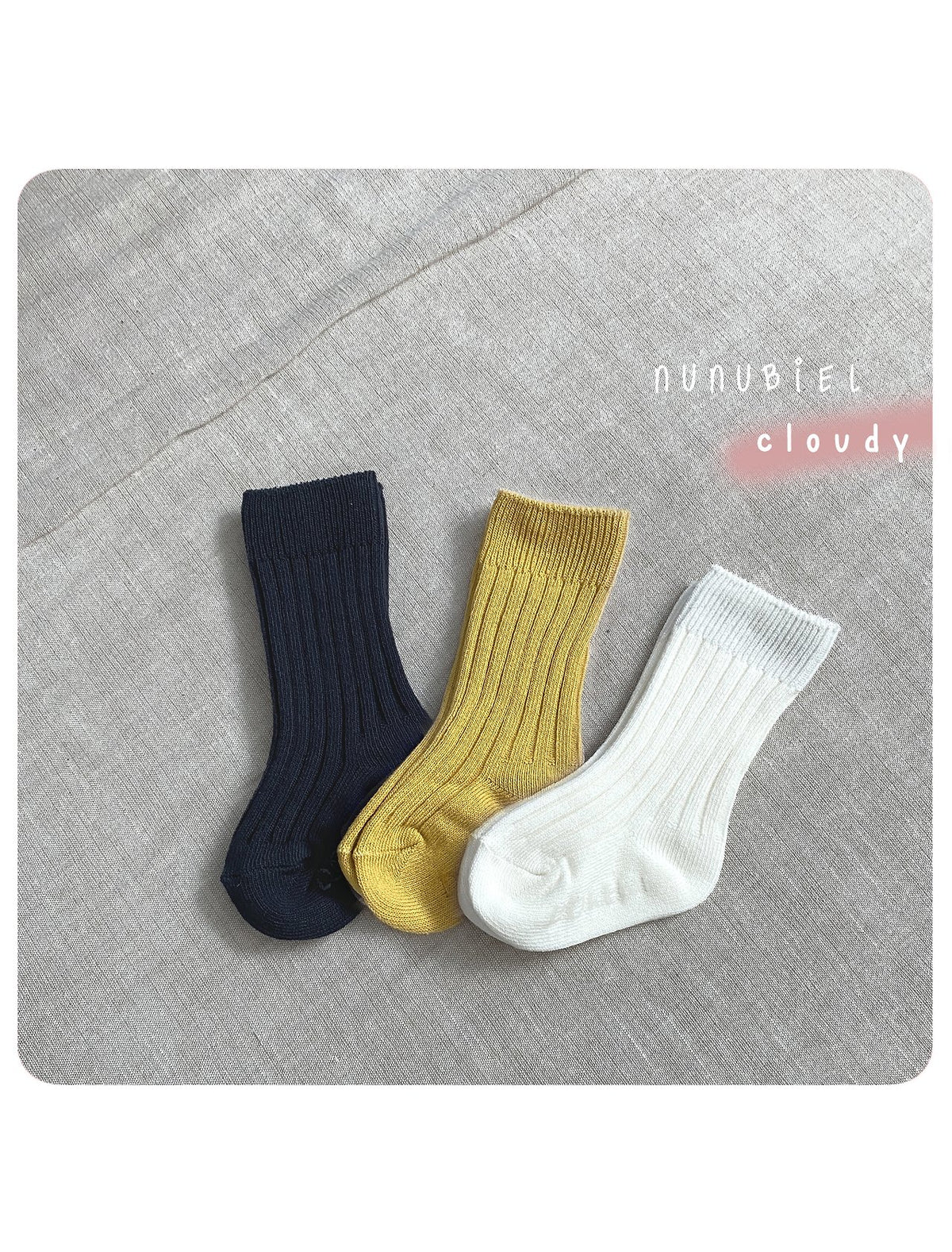 nunubiel long rib socks (~10-20cm)