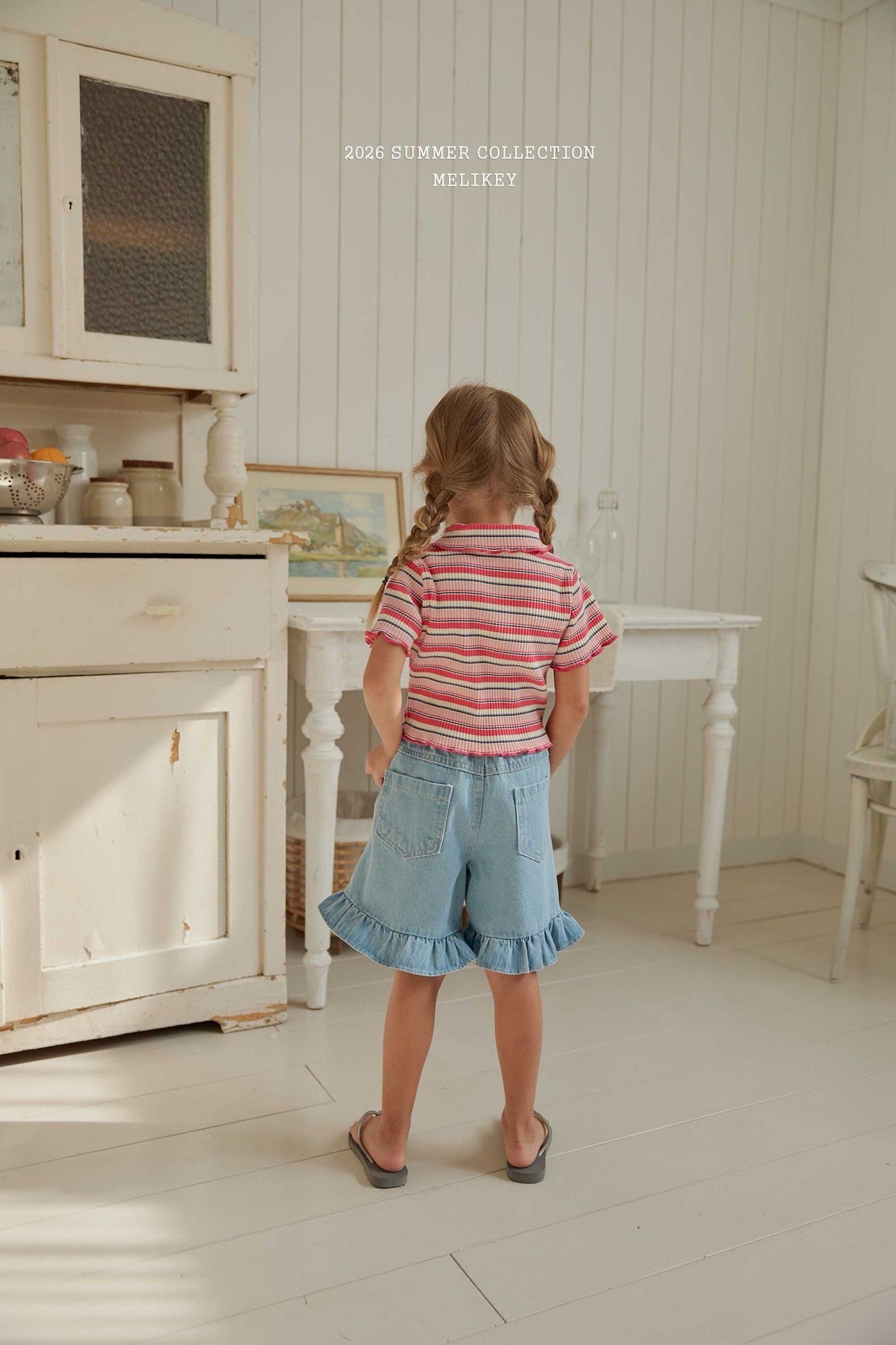 melikey frill 5part denim pt (~80-140cm)