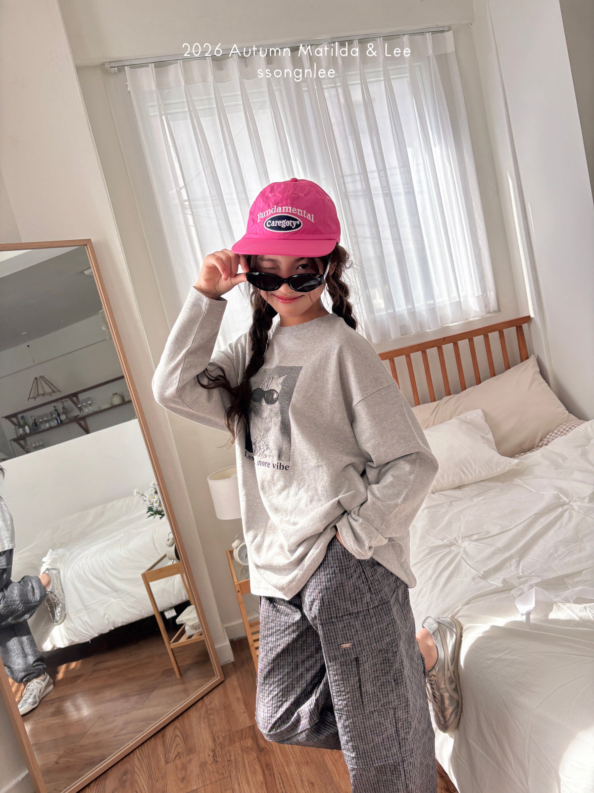 matilda&lee sunglasses cat tee (85-165cm)
