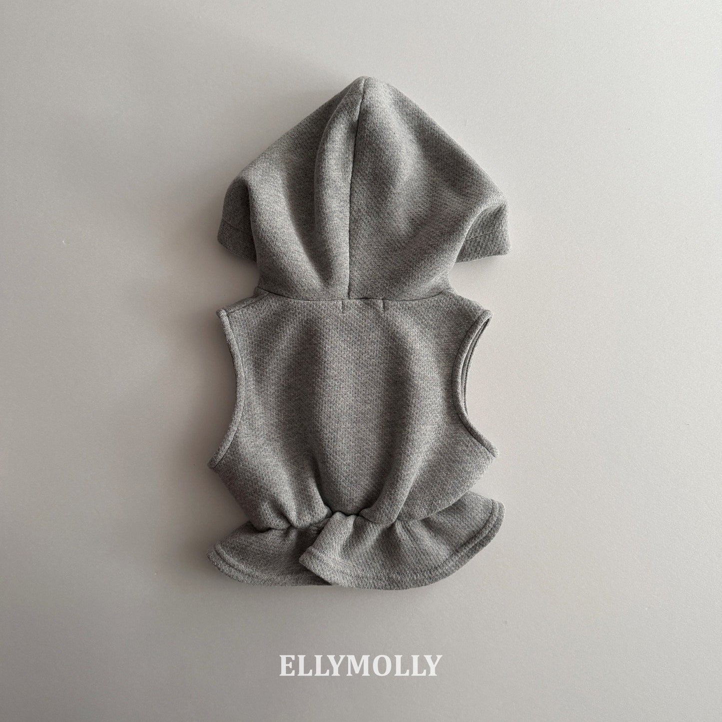 ELLYMOLLY flared hood vest (90-145cm)