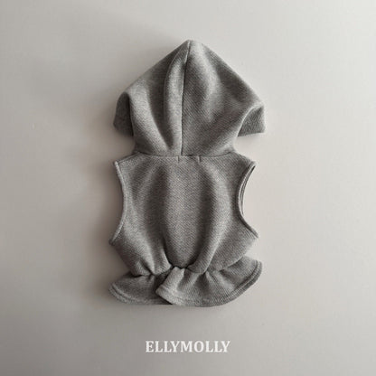 ELLYMOLLY flared hood vest (90-145cm)