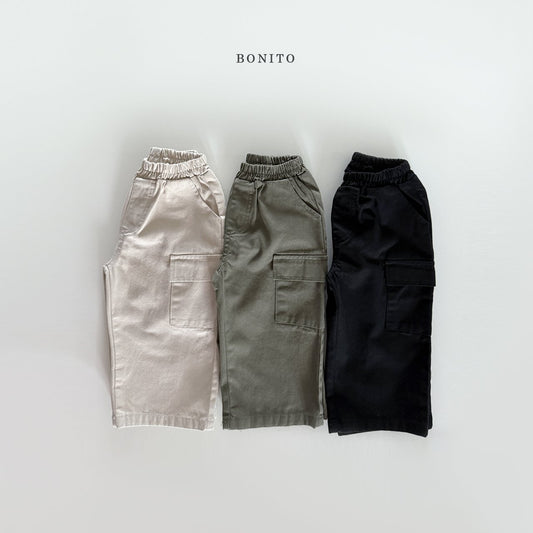 bonito straight cargo pants (~80-140cm)
