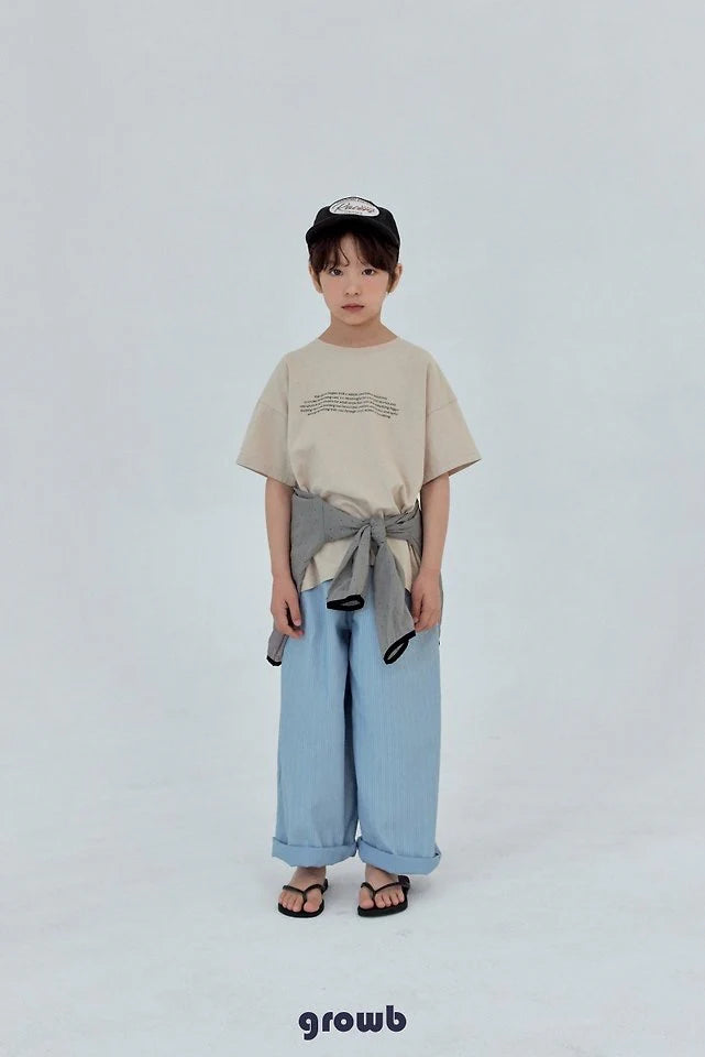 Growb Font Tee (90-155cm)