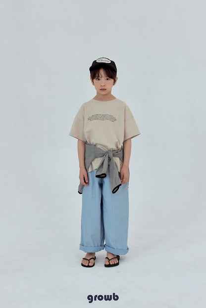 Growb Font Tee (90-155cm)