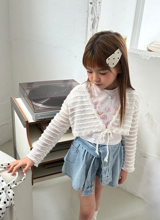 ELLYMOLLY ruffle bolero (90-145cm)