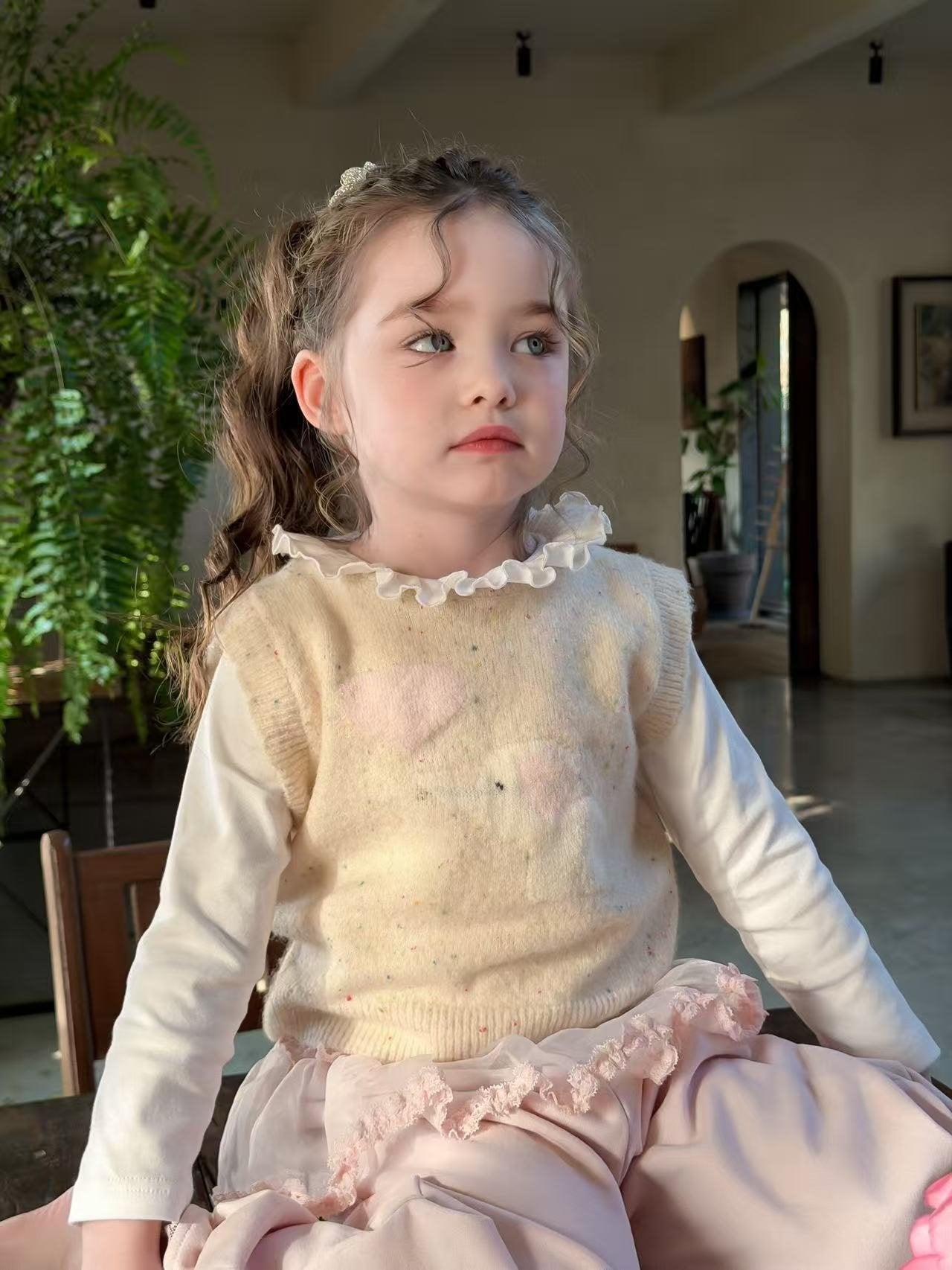 aiai vanilla ice cream vest (95-140cm)