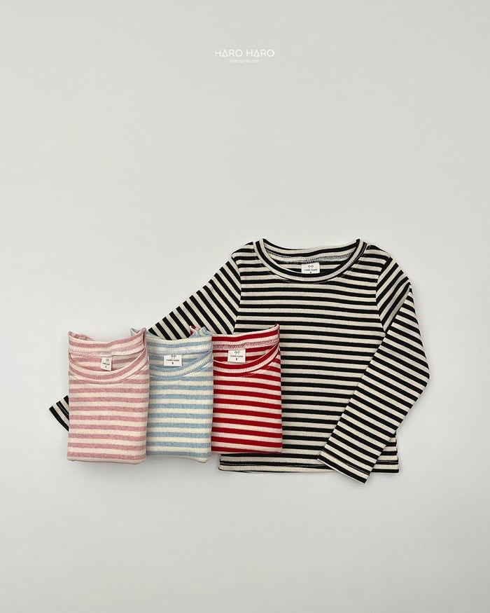 HAROHARO sweet border tee (85-140cm)