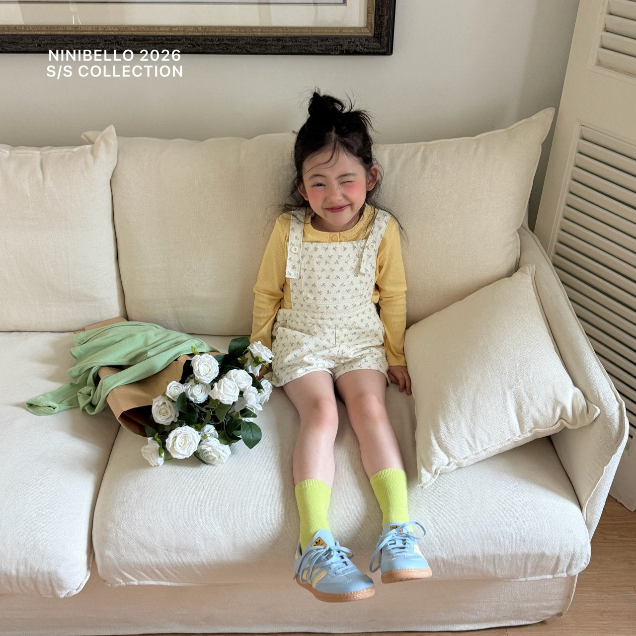 ninibello blooming overalls (80-130cm)