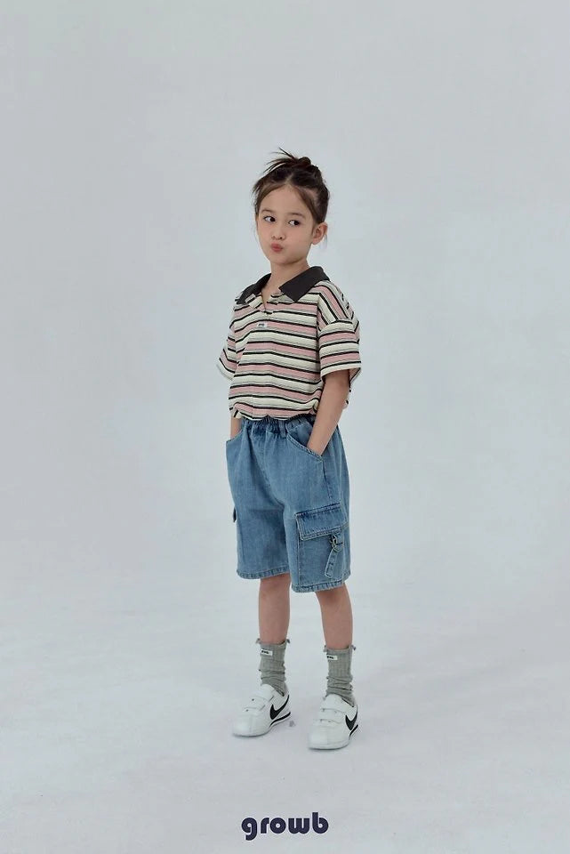 Growb Track Collar Tee (90-155cm)
