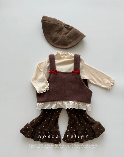 Aosta winter ribbon vest (~70-115cm)