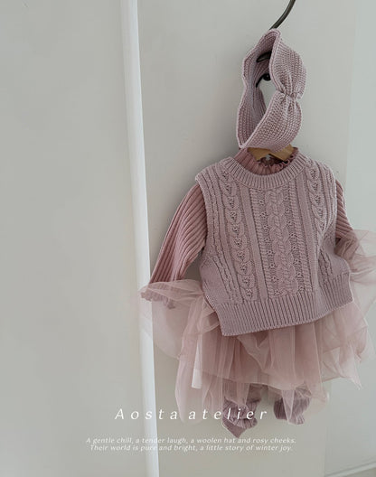 Aosta camellia dress (~70-115cm)