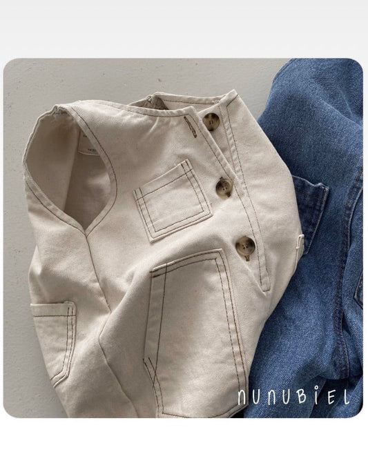 nunubiel denim jump suit (75-120cm)