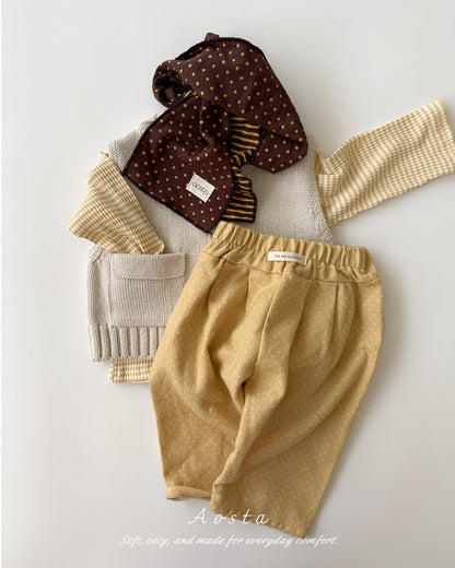 Aosta milk dot pants (~70-115cm)