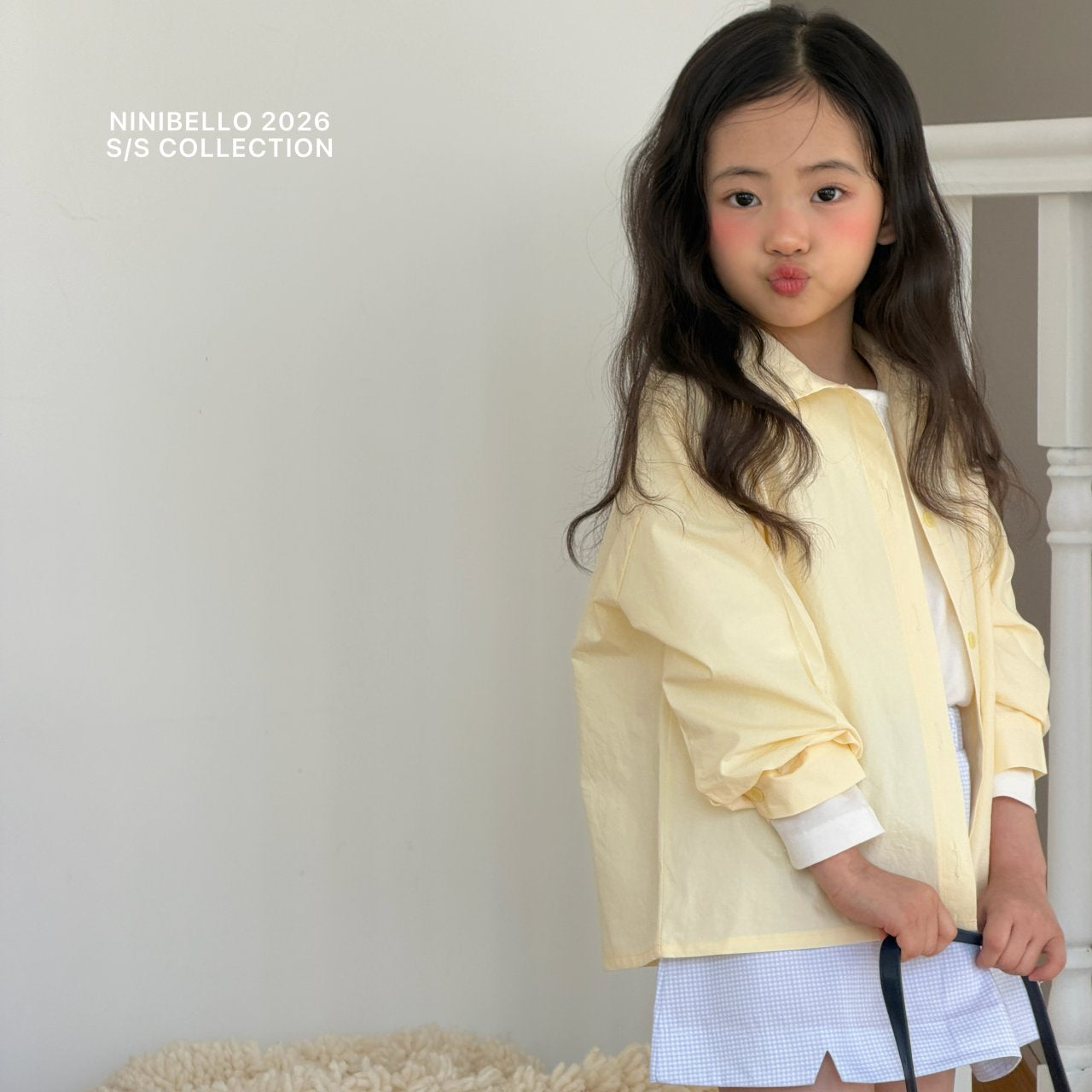 ninibello vanilla cotton shirt (80-130cm)