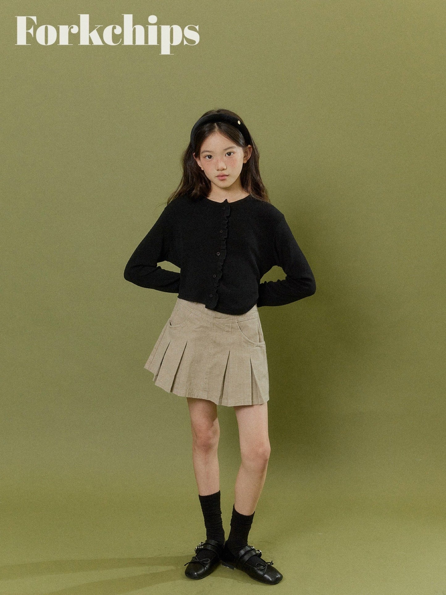 FORKCHIPS wave cardigan (95-160cm)