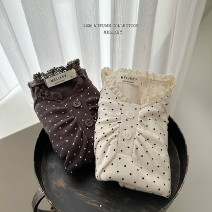 melikey dot shirring t (~80-140cm)