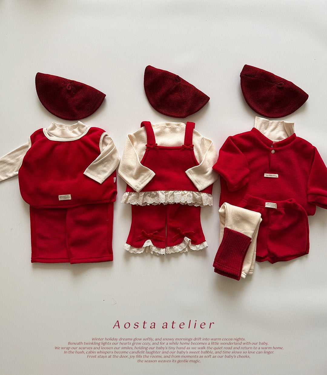 Aosta winter ribbon pants (~70-115cm)