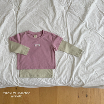 ninibello layered short sleeve set (80-130cm)
