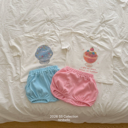 ninibello summer bingsu tee (80-130cm)