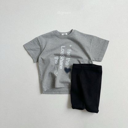 digreen love share t-shirt (90–130cm)