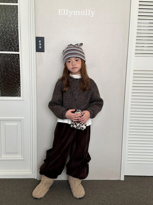 EllyMolly 立體側口袋工裝褲 (90-160cm)