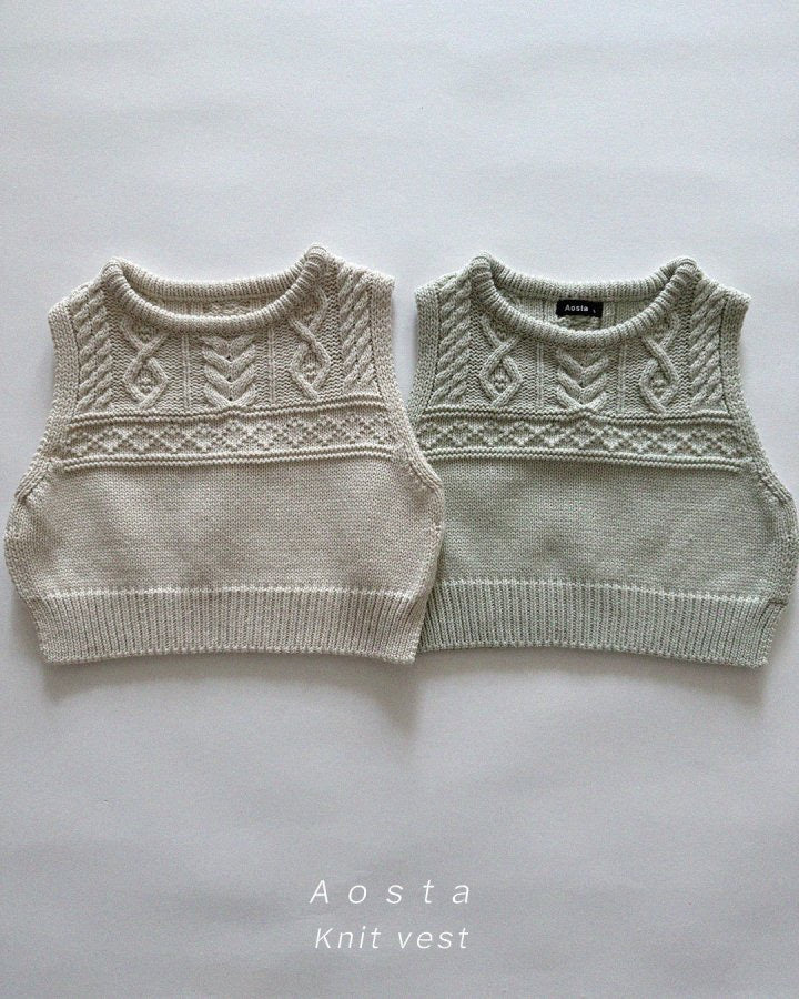Aosta Knit Vest (70-110cm)