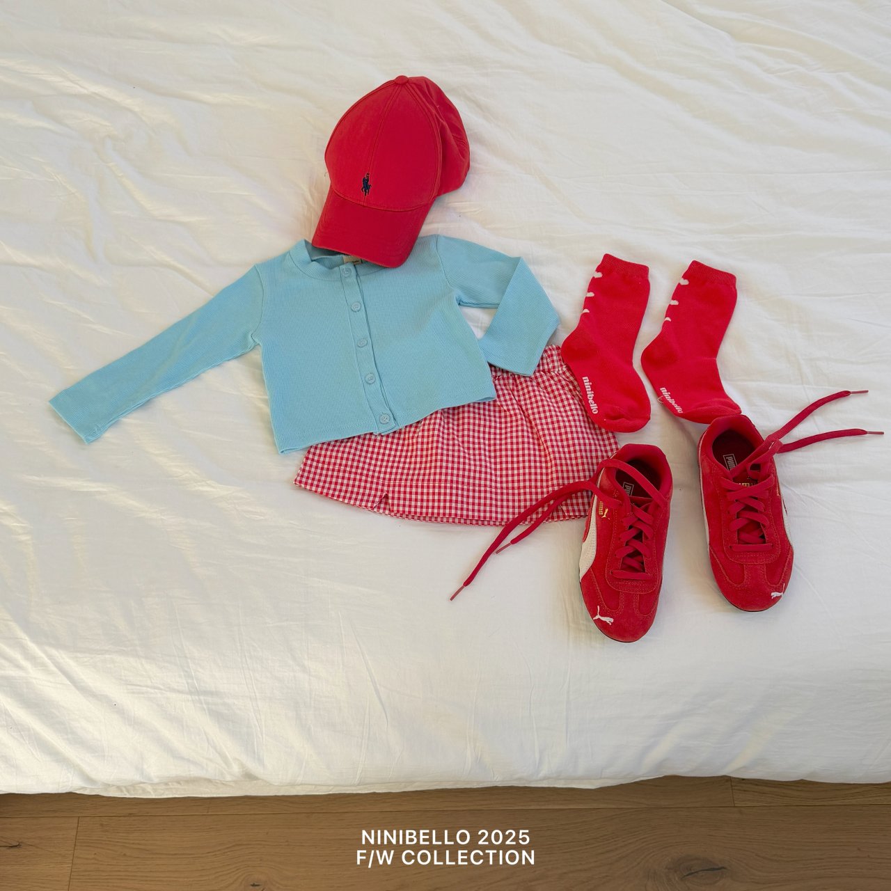 ninibello sugar button cardigan (80–130cm)