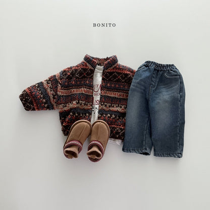 Bonito nordic tumble zip-up (~80-140cm)