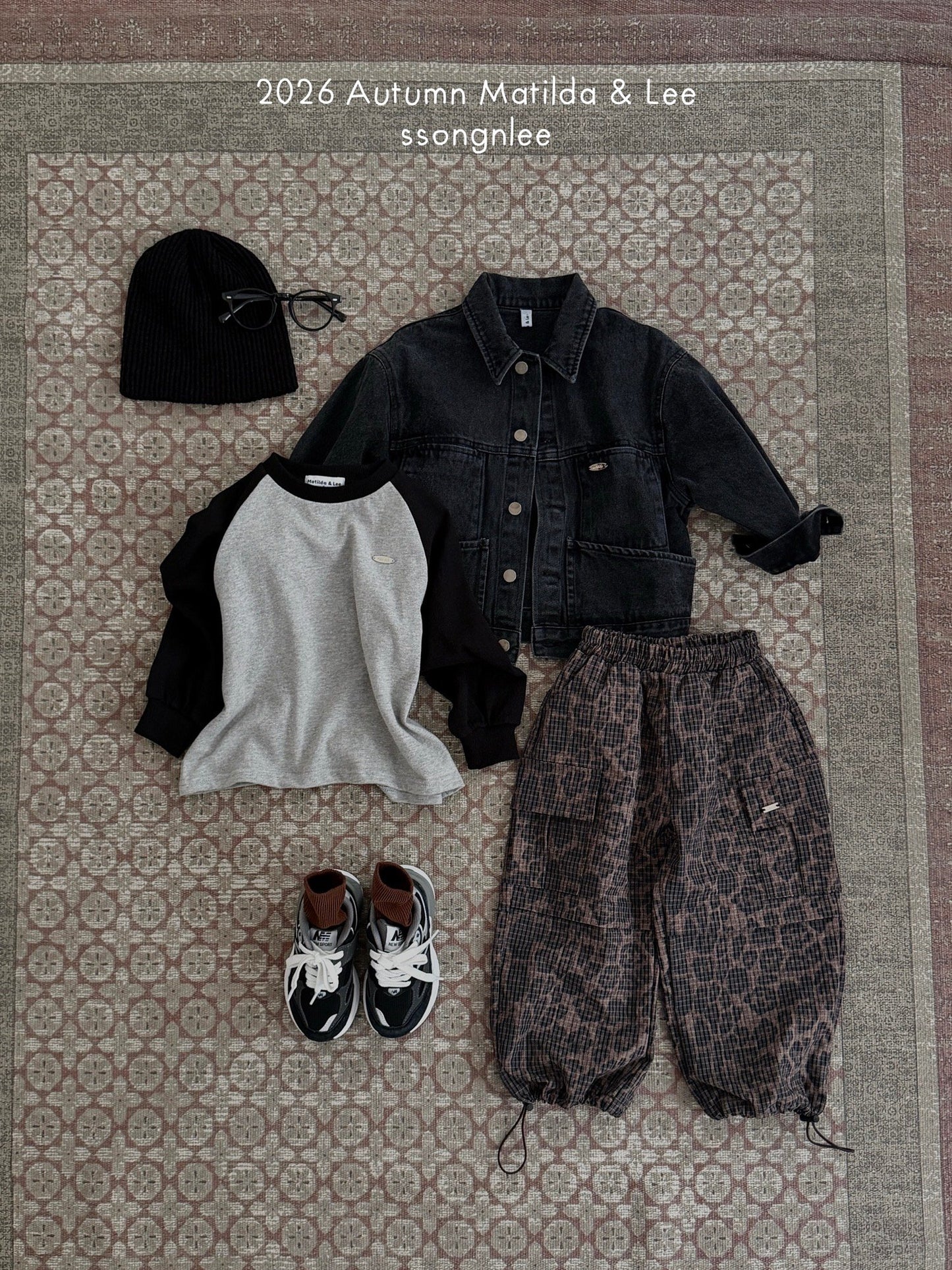 matilda&lee washed denim jacket (85-165cm)