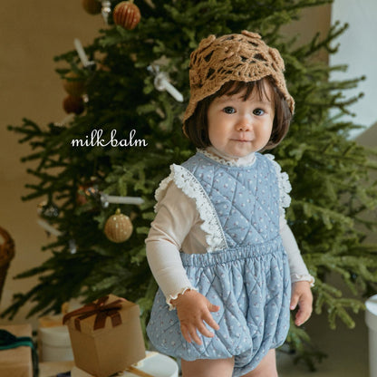 milkbalm laura quilting suit (3-18m)