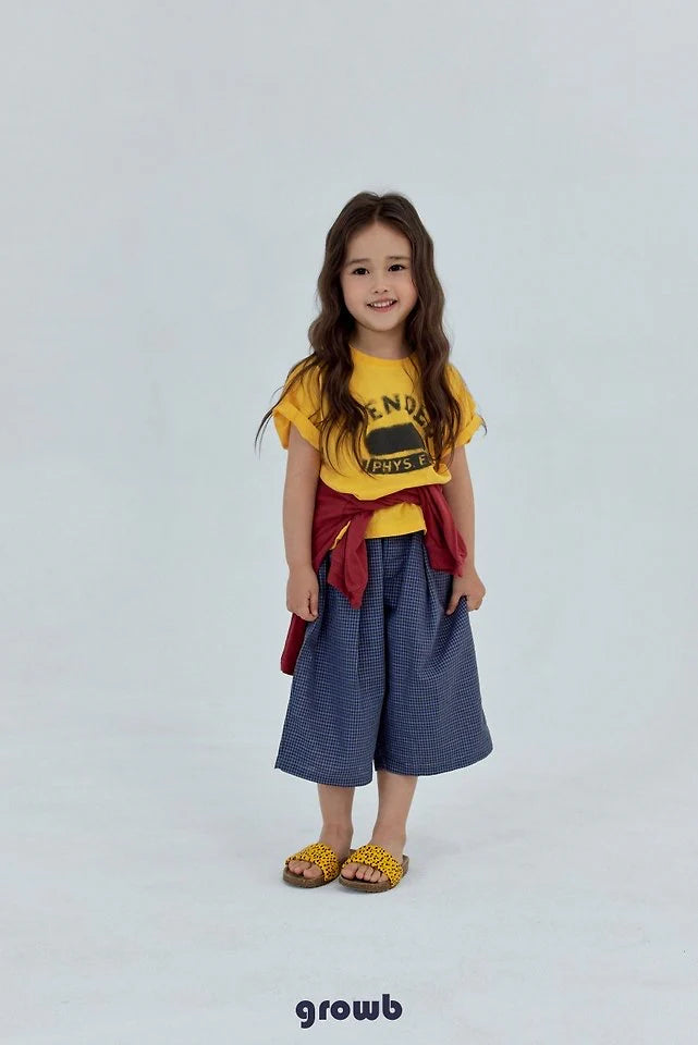Growb Use Check Pants (90-155cm)