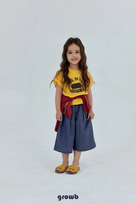 Growb Use Check Pants (90-155cm)