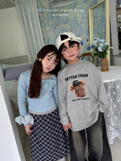 matilda&lee like color matching tee (85-165cm)
