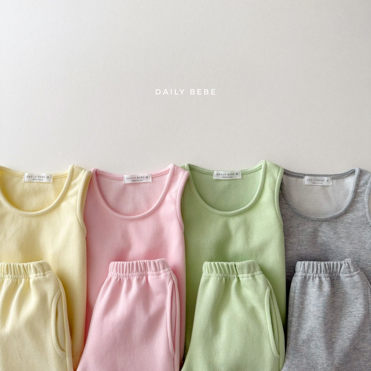 DAILYBEBE no-sleeve SET-UP (75-145cm)