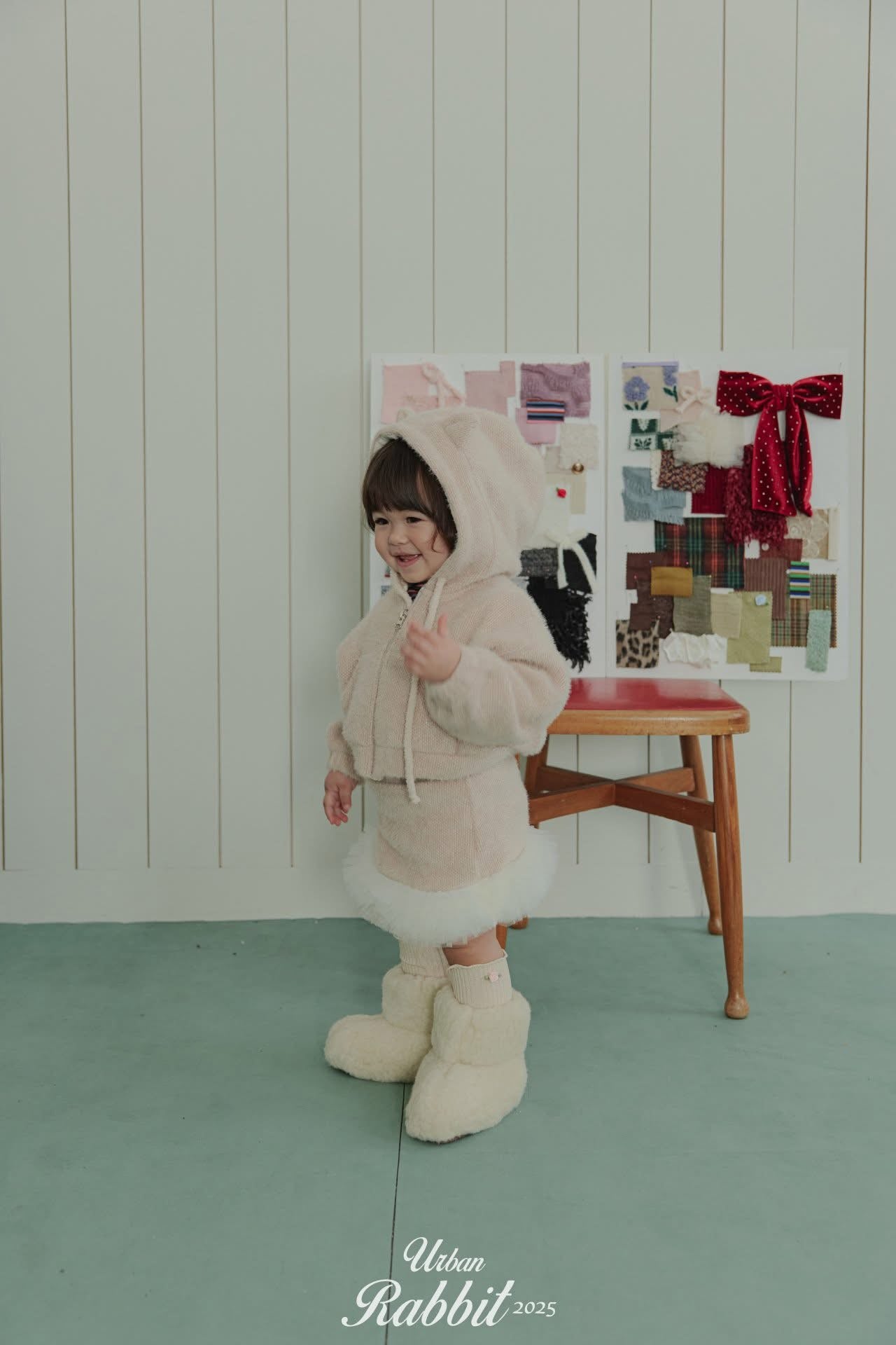 Urban Rabbit 連帽貓耳抽繩外套 (80-140cm)